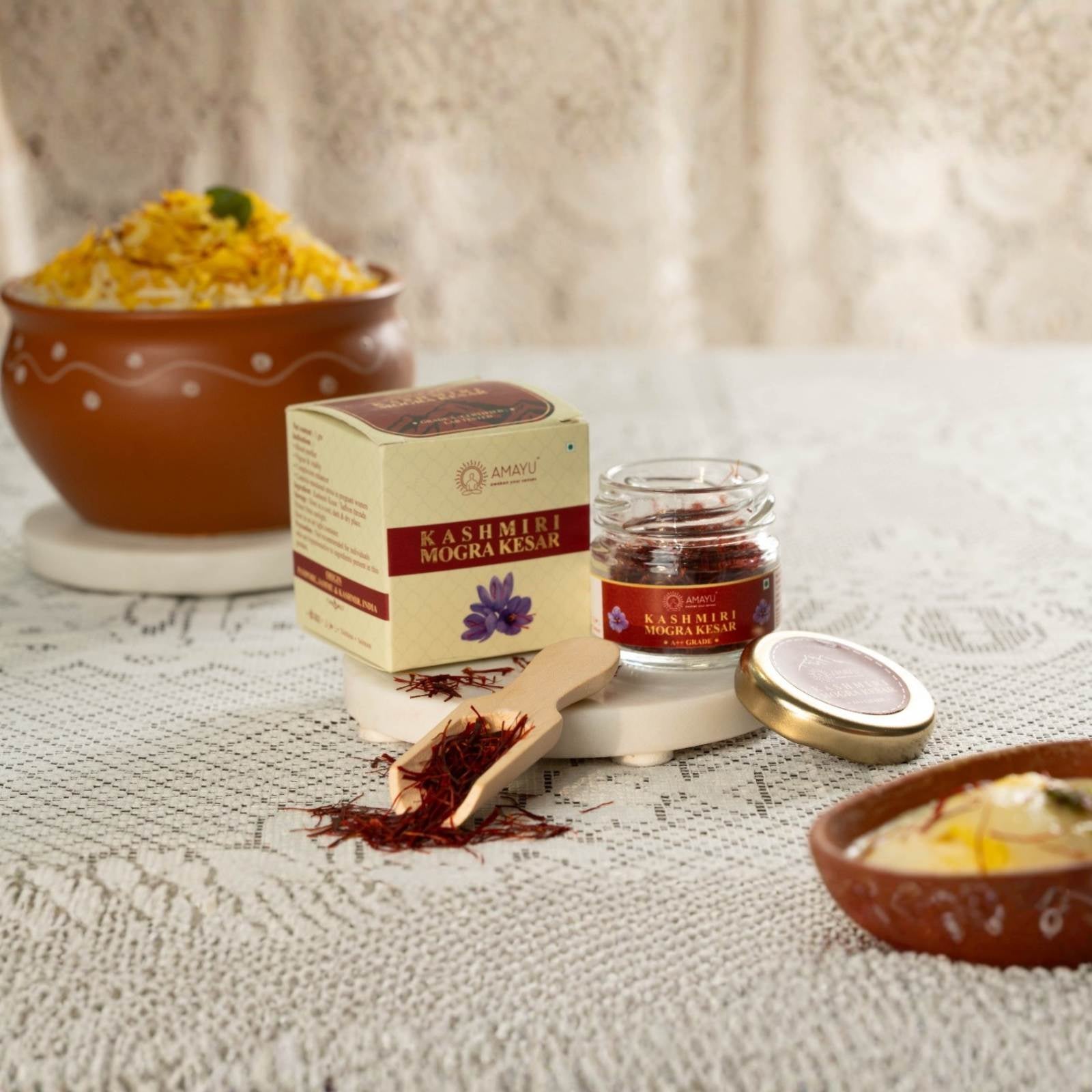 Amayu Original Kashmiri Mogra Kesar Saffron