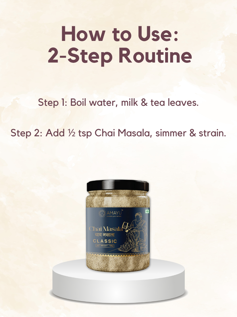 AMAYU Classic Chai Masala 100G - Mobile Image 1