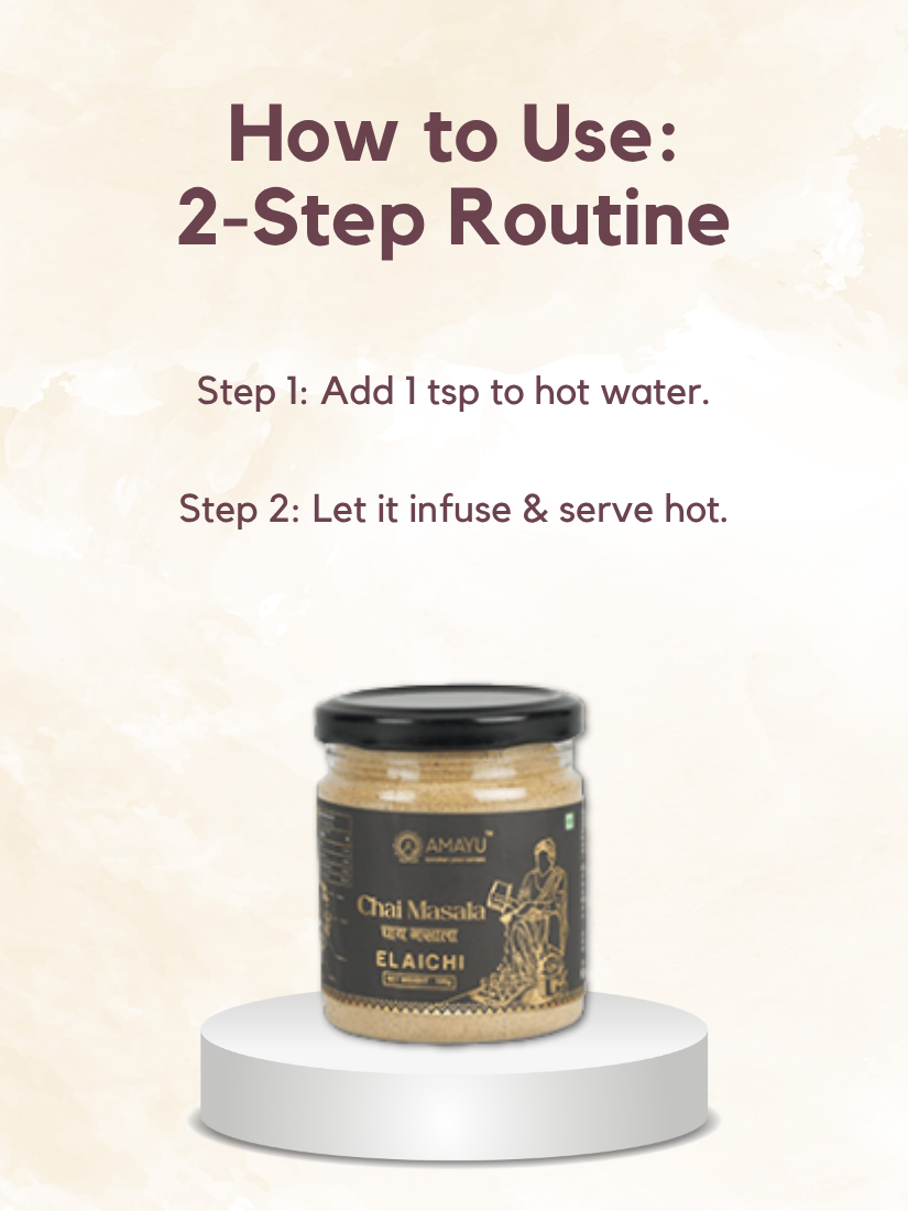 AMAYU Elaichi Chai Masala 100G - Mobile Image 1