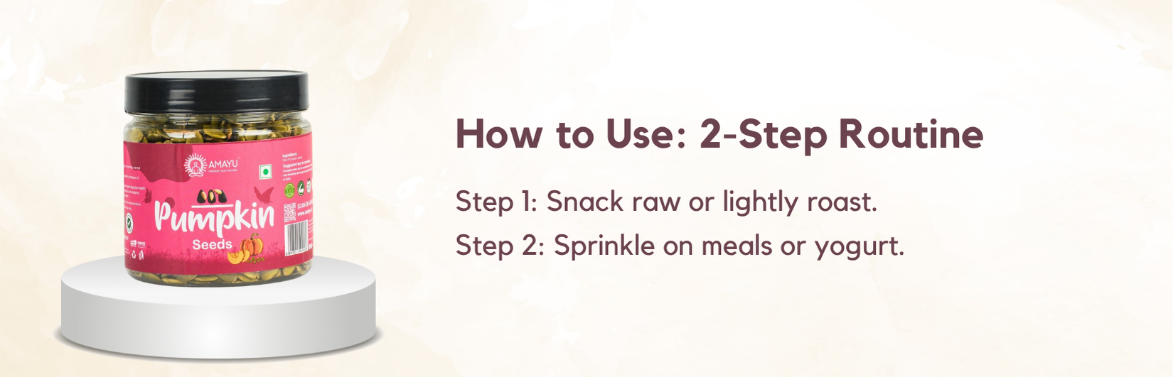 Amayu Pumpkin Seeds - Desktop Image 1