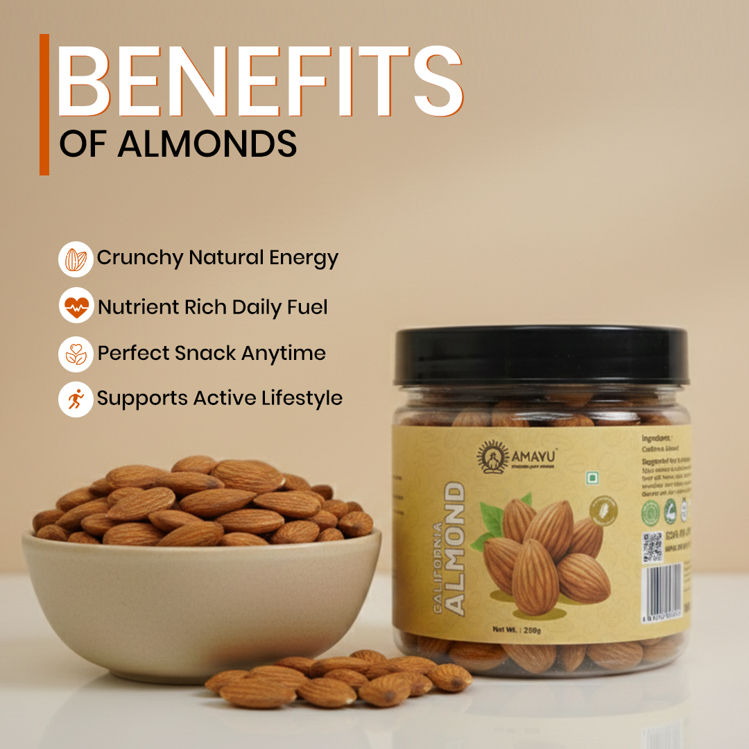 AMAYU Whole California Almonds