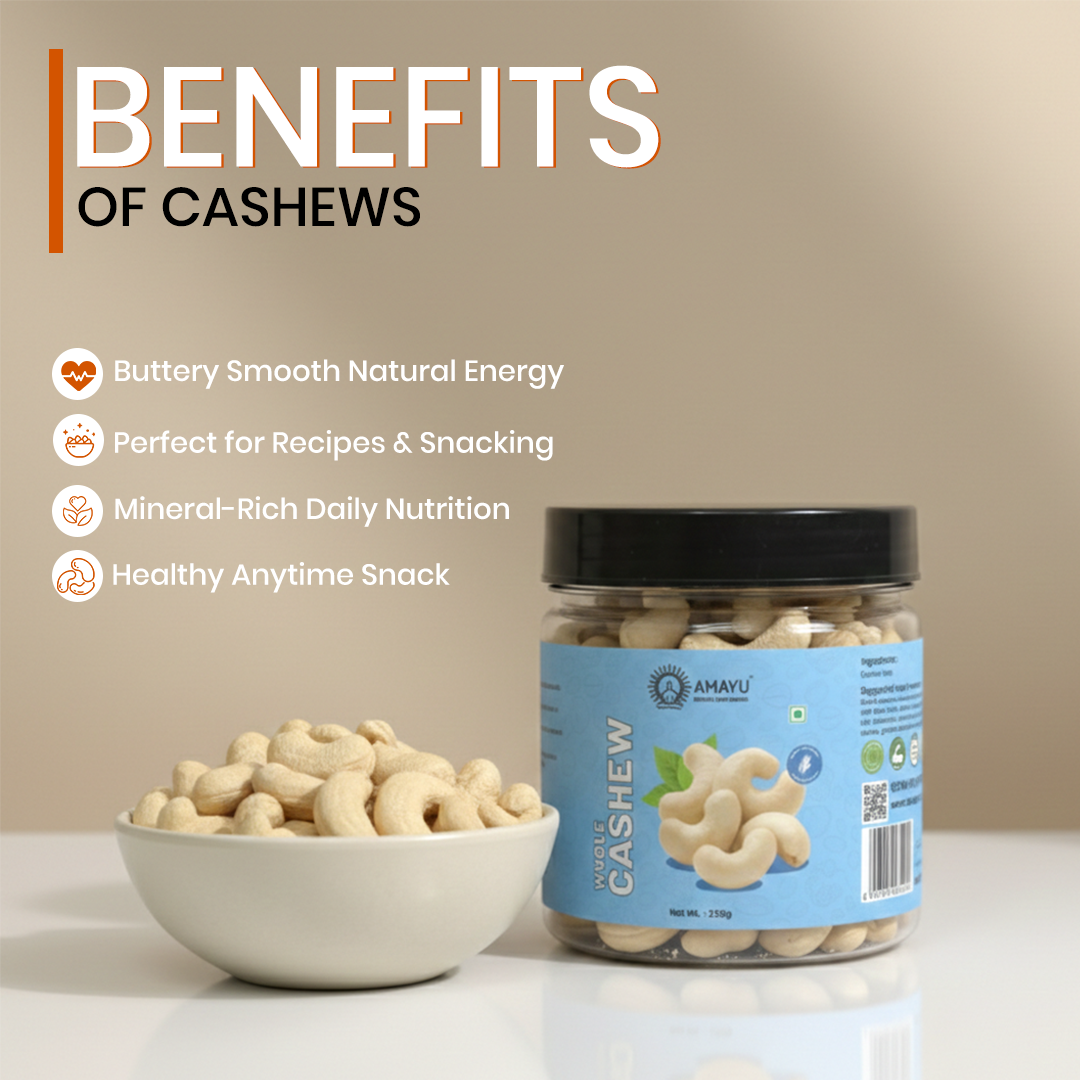 AMAYU Whole Cashews