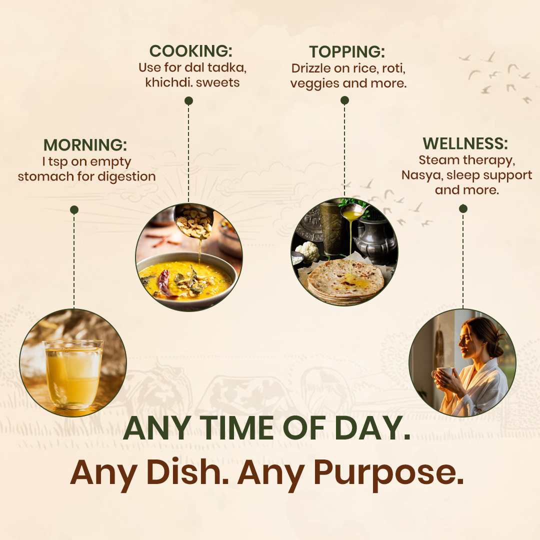 Amayu Premium A2 Gir Cow Ghee 500ML