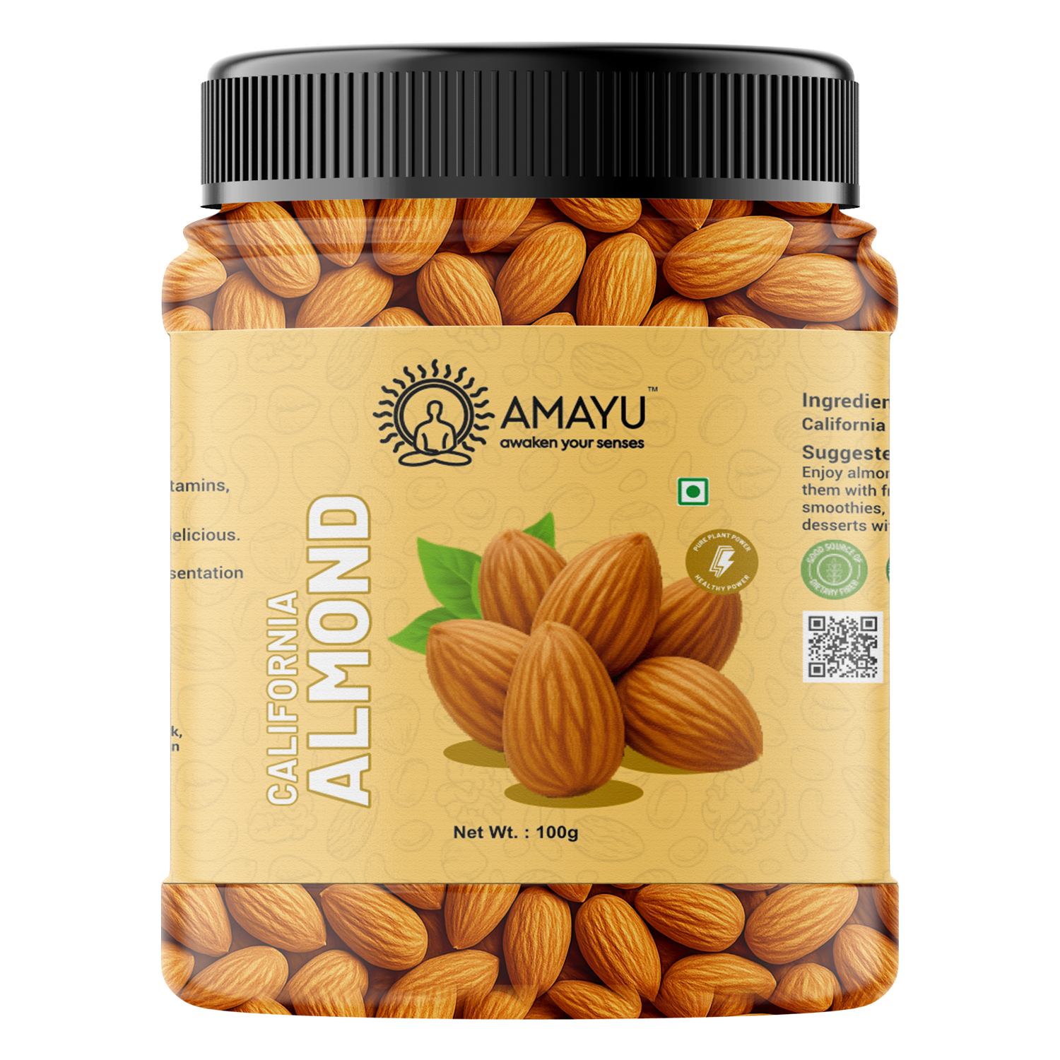 AMAYU Whole California Almonds
