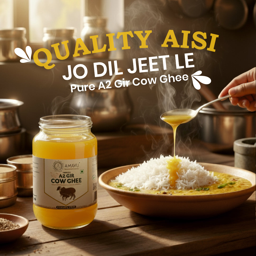 Amayu Premium A2 Gir Cow Ghee 500ML