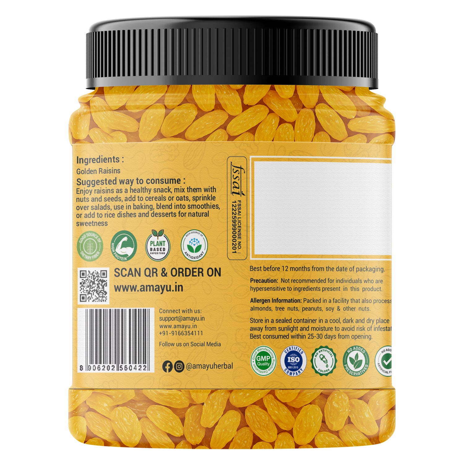 AMAYU Golden Raisins