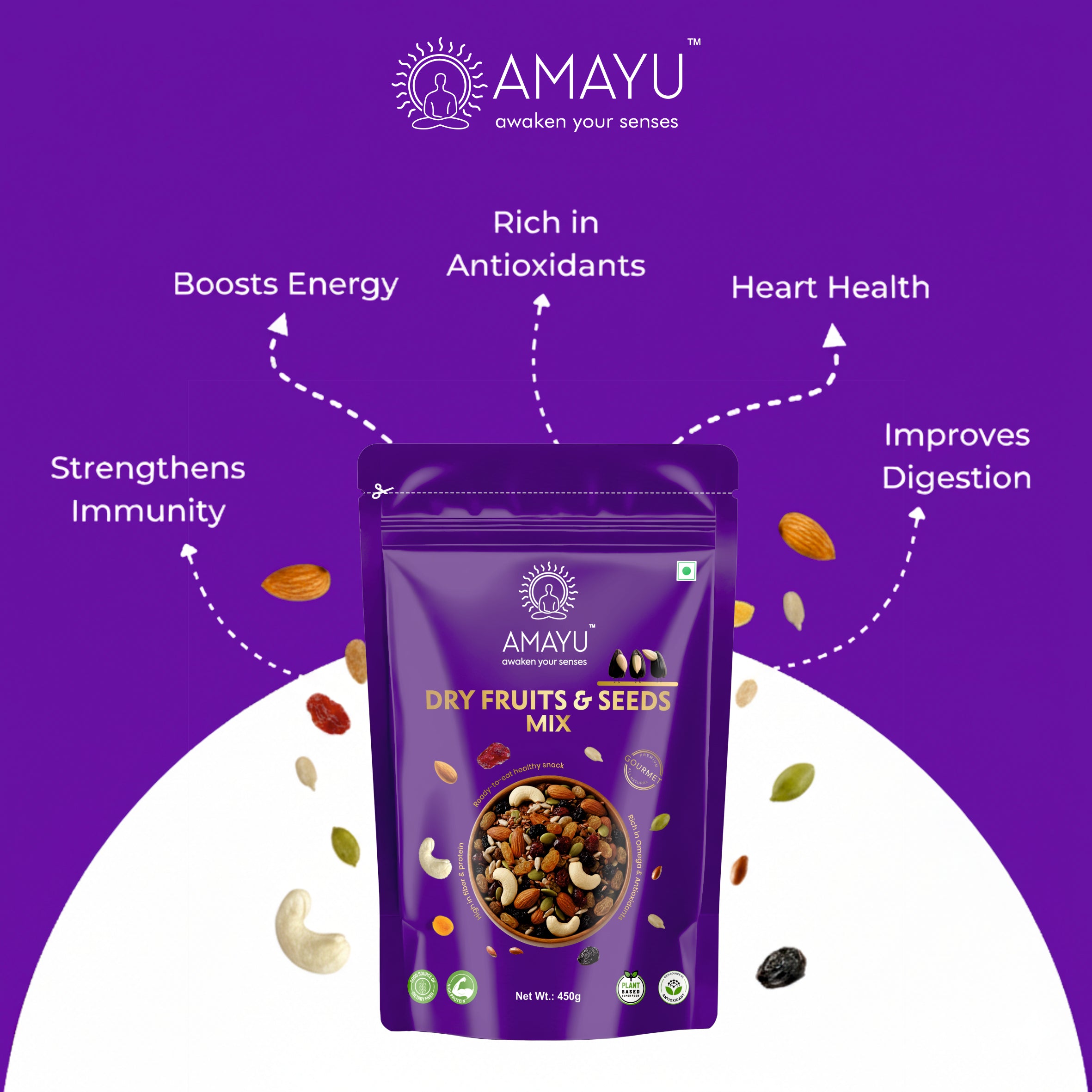 Amayu Dry Fruits & Seeds Mix (blinkit)