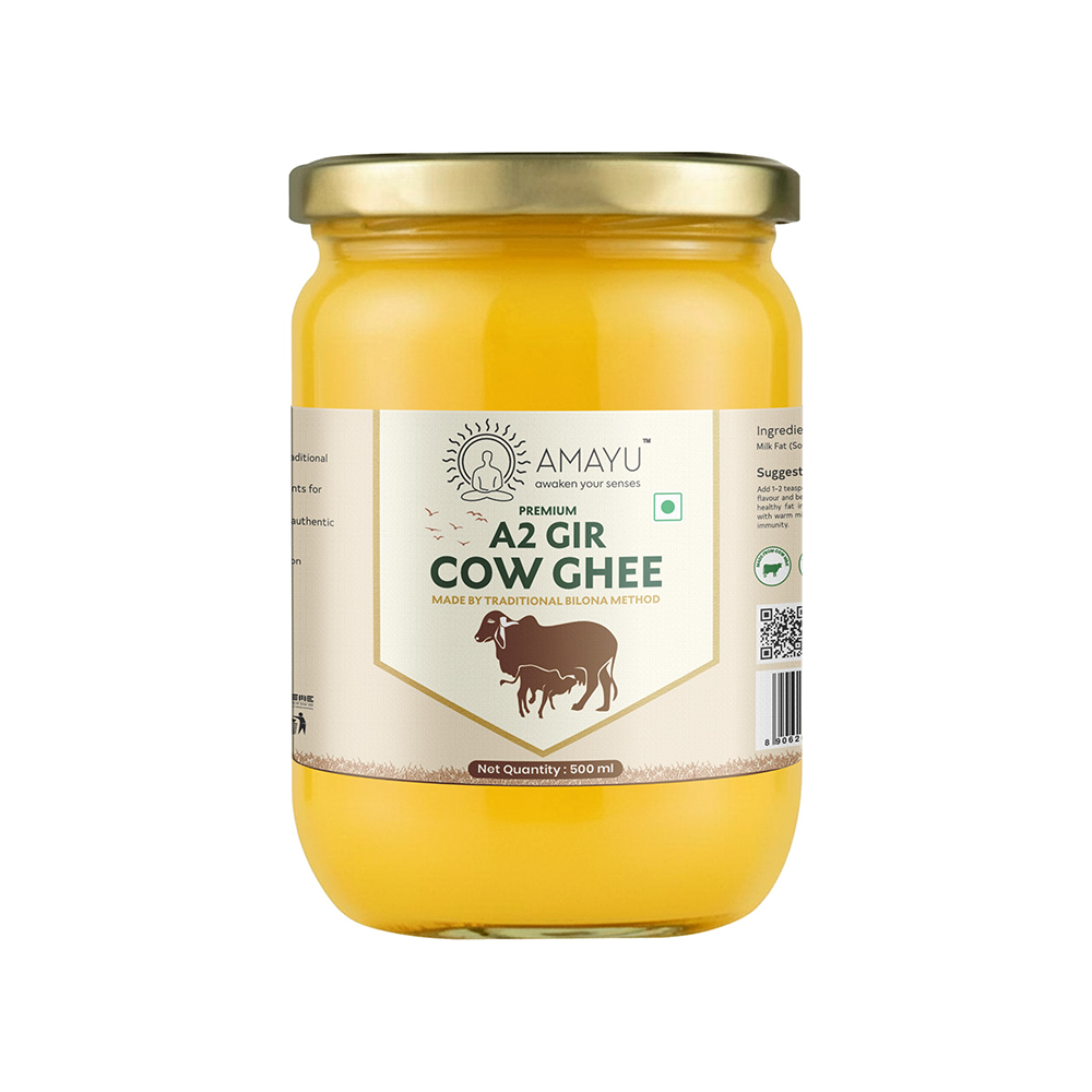 Amayu Premium A2 Gir Cow Ghee 500ML