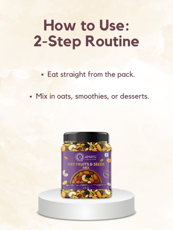 Amayu Dry Fruits & Seeds Mix - Mobile Image 1