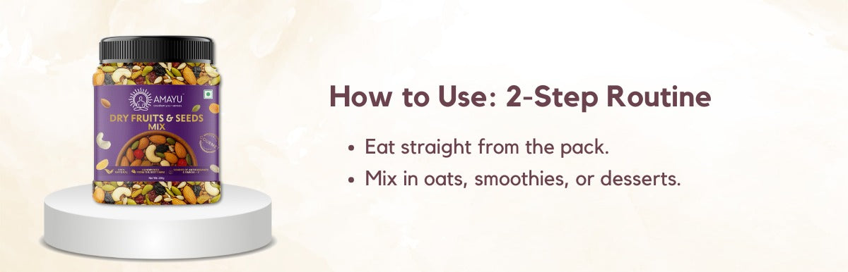 Amayu Dry Fruits & Seeds Mix - Desktop Image 1