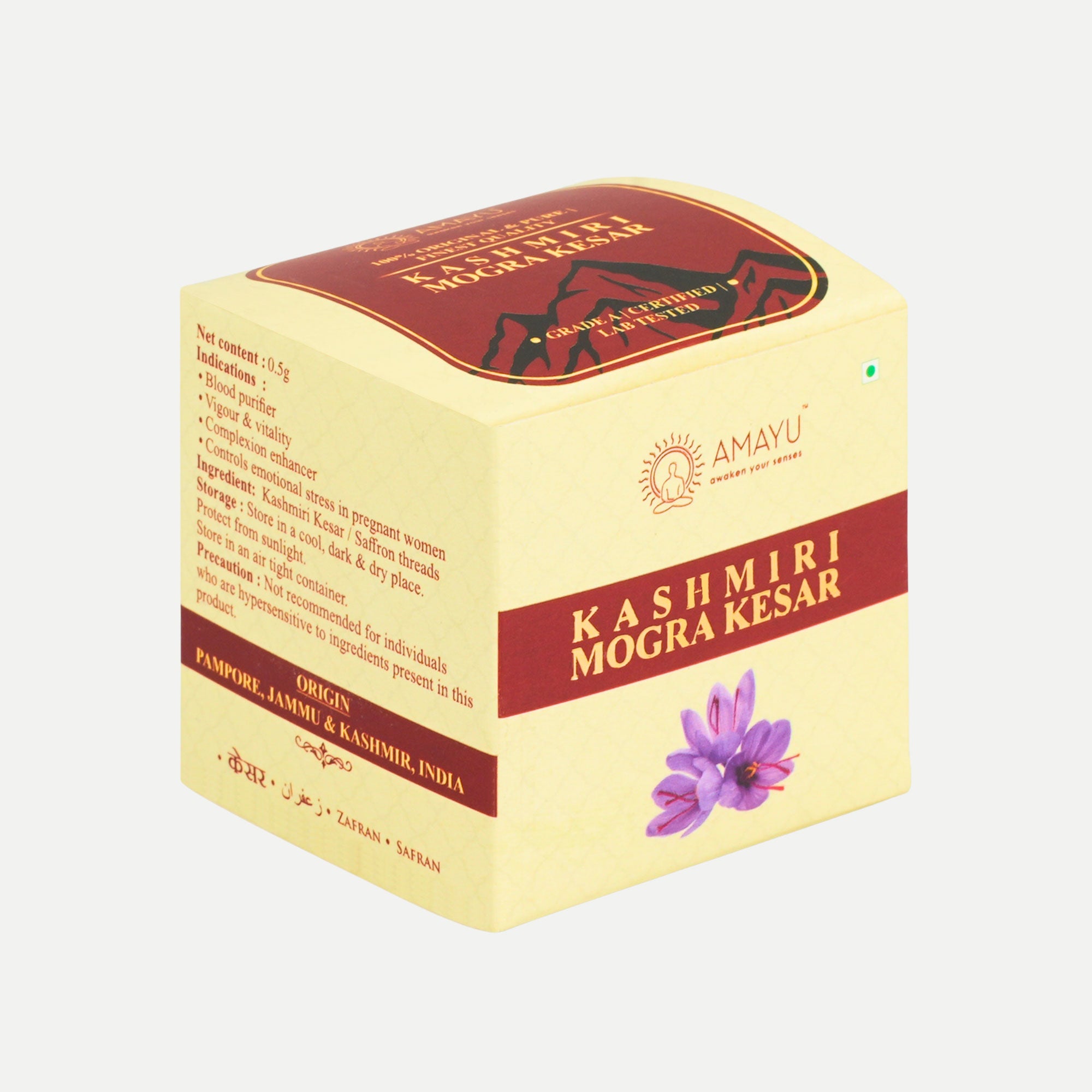 Amayu Original Kashmiri Mogra Kesar Saffron