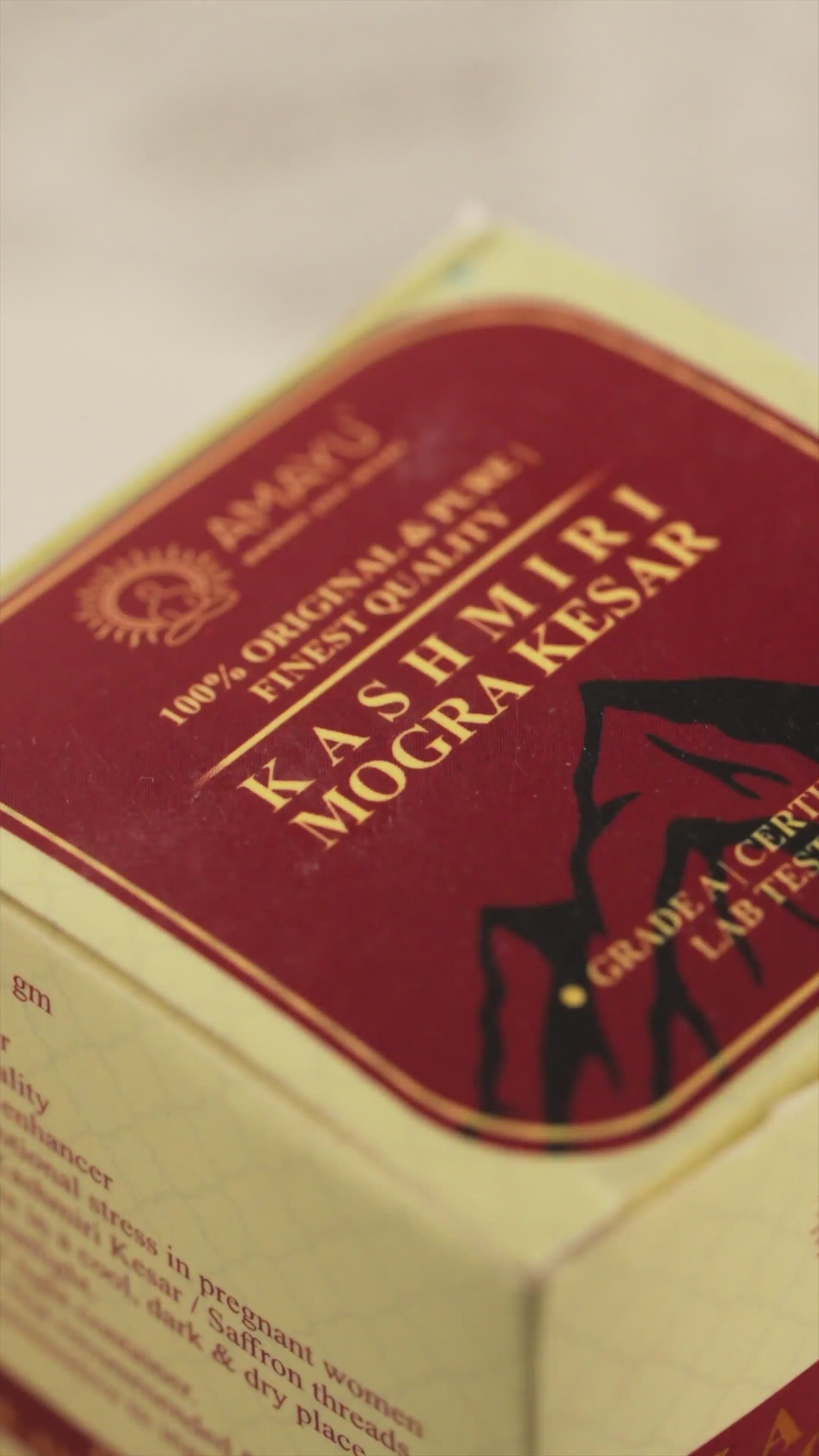 Amayu Original Kashmiri Mogra Kesar Saffron